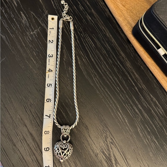 Brighton Silver Filigree Heart Necklace - Picture 4 of 4